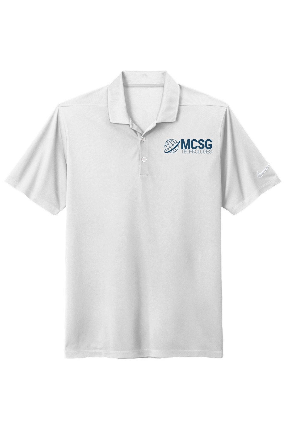 Nike Dri-FIT Polo - Blue Logo